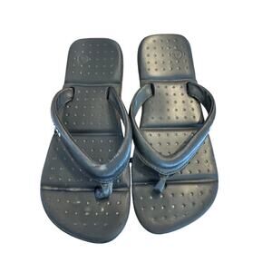 Women’s Crocs  Black Flip Flops Size 8